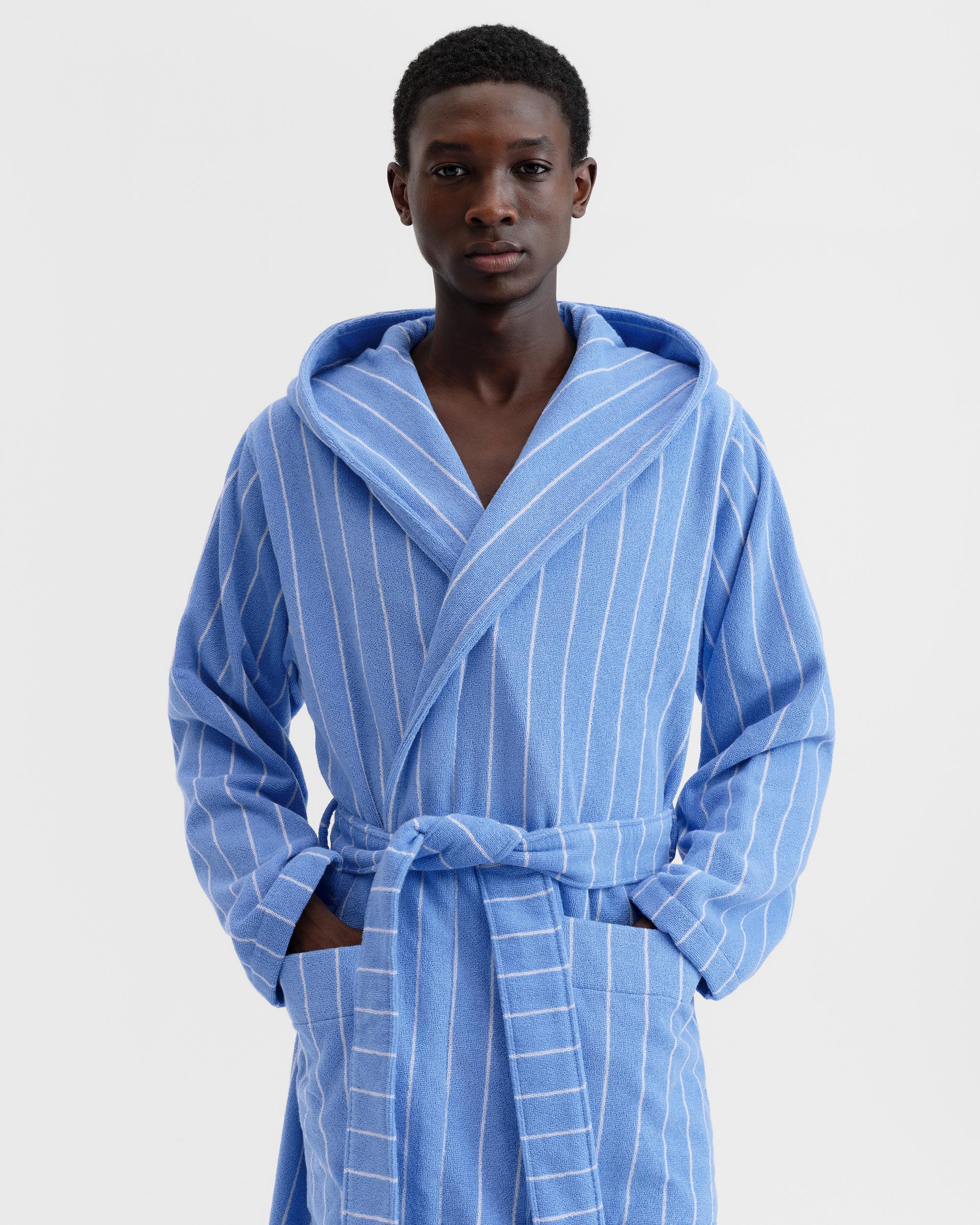 Marseille hooded bathrobe