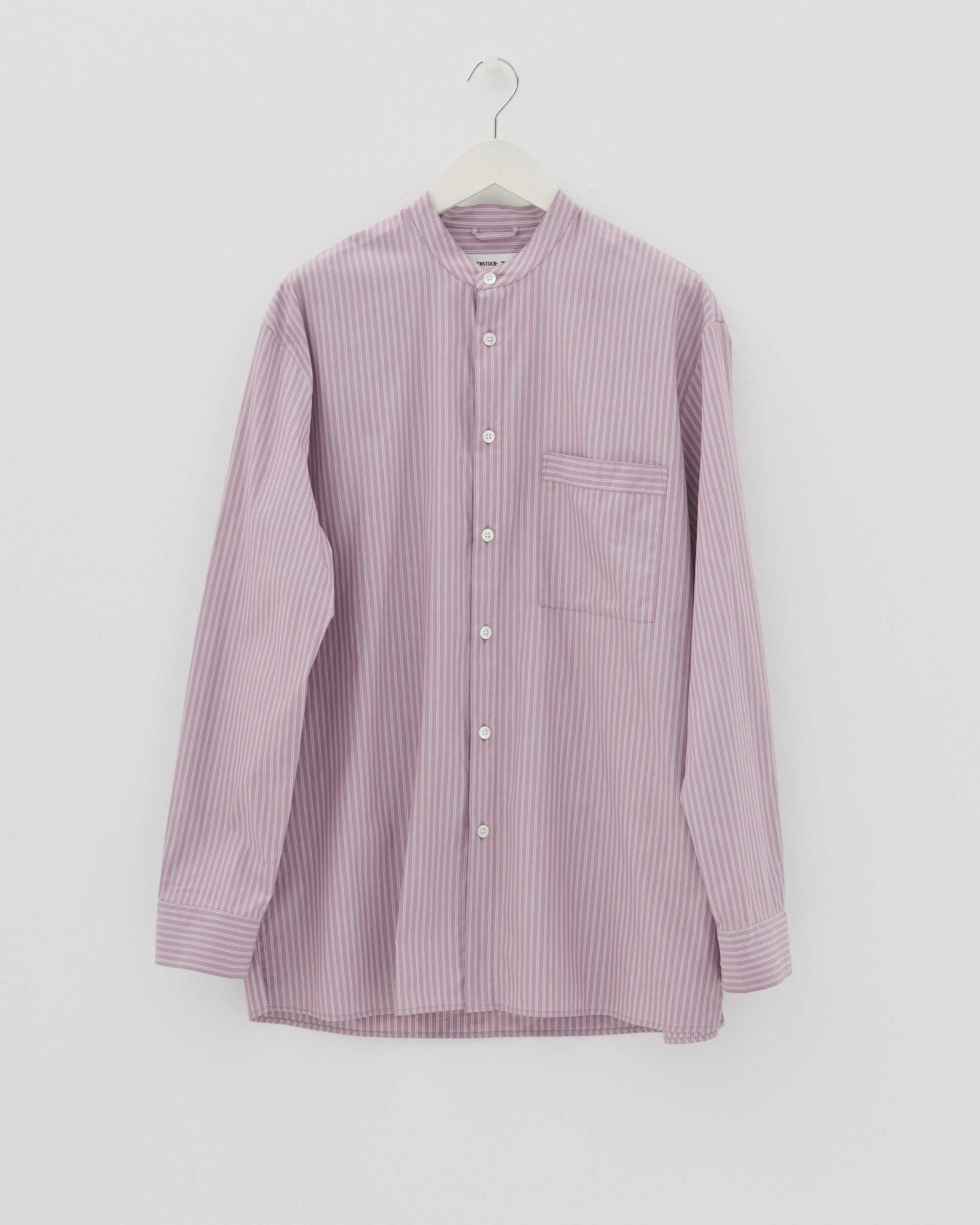 Birkenstock / Tekla Long-sleeved shirt – Mauve Stripes